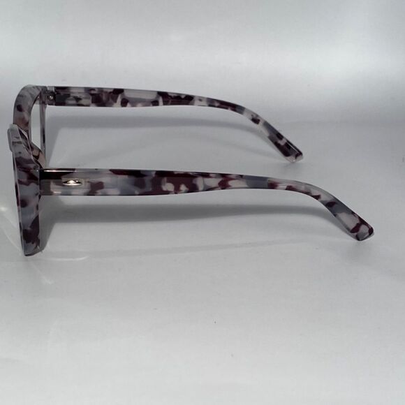 0462 Mona Reading Glasses 2.50 Oversize Gray and Black Tortoise - Picture 3 of 8